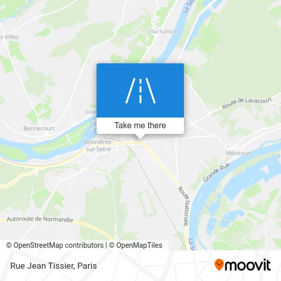 Rue Jean Tissier map