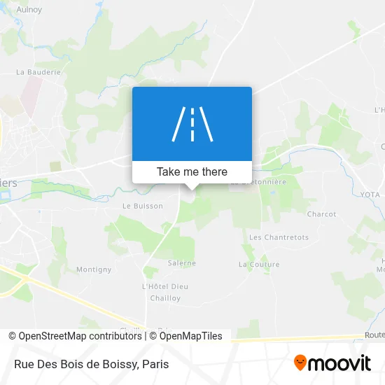 Rue Des Bois de Boissy map