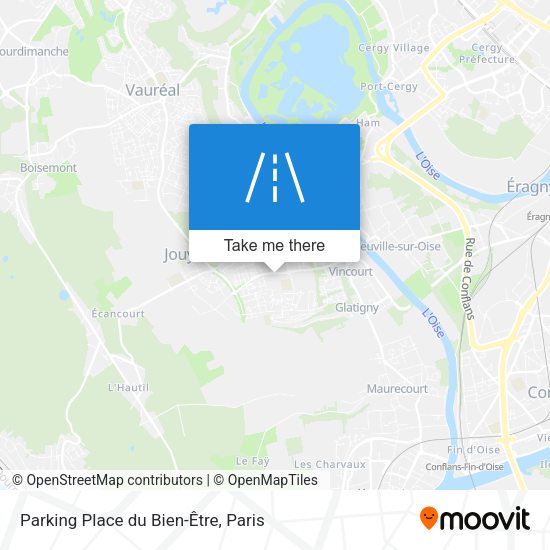 Parking Place du Bien-Être map