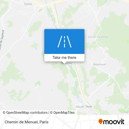 Chemin de Menuel map