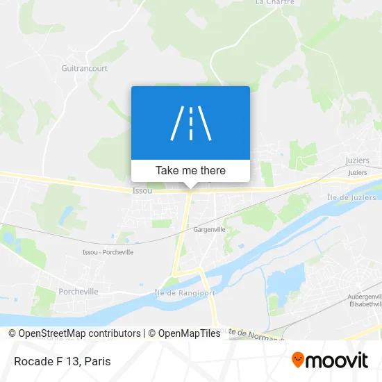 Rocade F 13 map