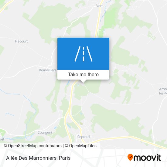 Allée Des Marronniers map