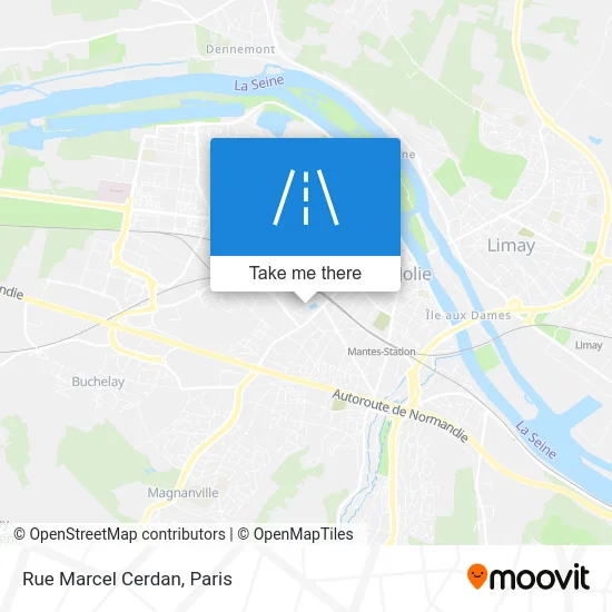 Rue Marcel Cerdan map