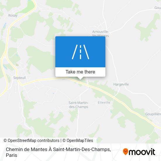 Chemin de Mantes À Saint-Martin-Des-Champs map