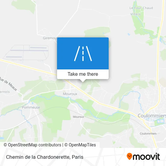 Chemin de la Chardonerette map