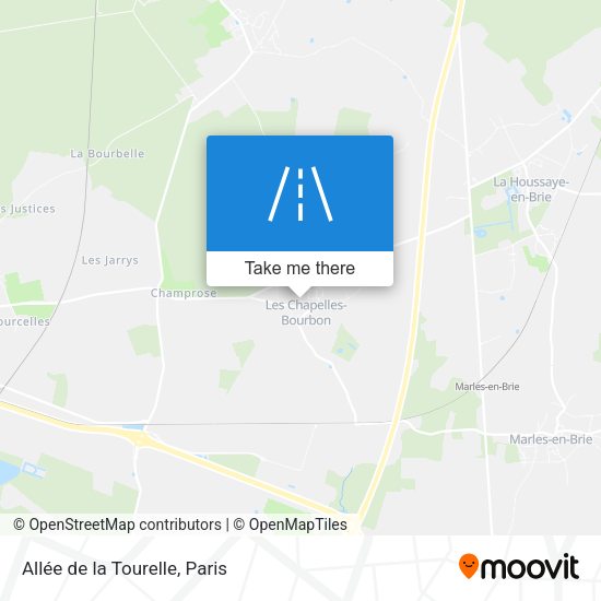 Allée de la Tourelle map