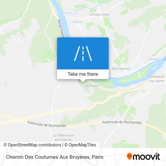 Chemin Des Coutumes Aux Bruyères map