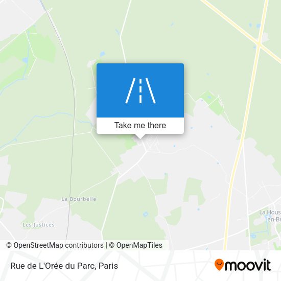 Rue de L'Orée du Parc map