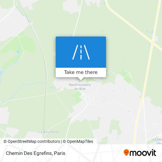 Chemin Des Egrefins map