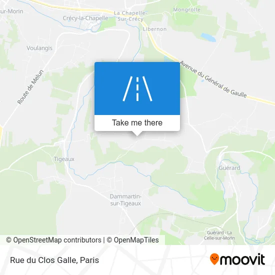Rue du Clos Galle map