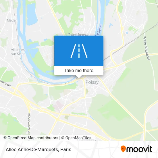 Allée Anne-De-Marquets map