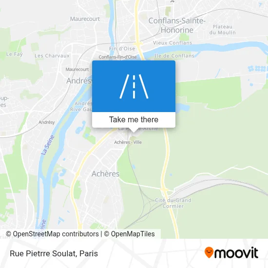 Rue Pietrre Soulat map