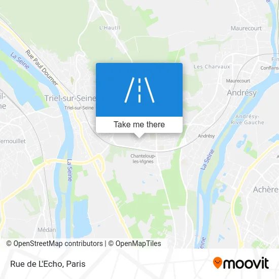Rue de L'Echo map