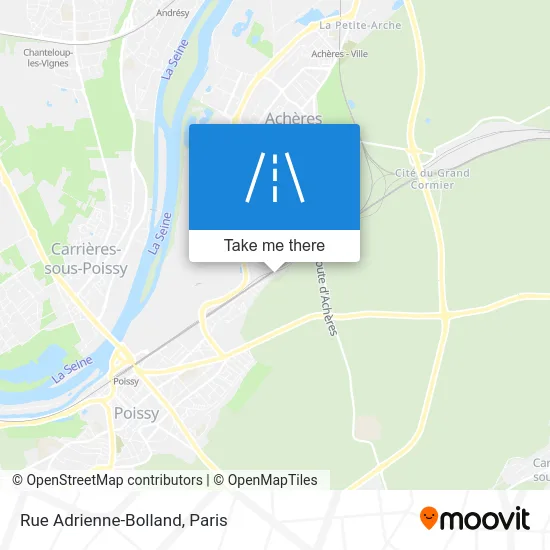 Rue Adrienne-Bolland map