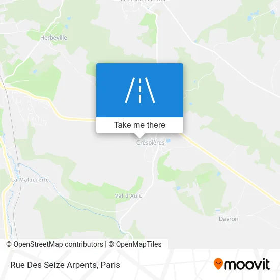 Rue Des Seize Arpents map