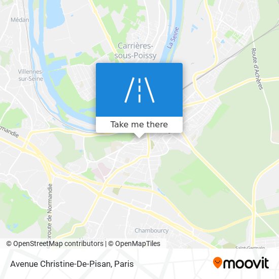 Avenue Christine-De-Pisan map