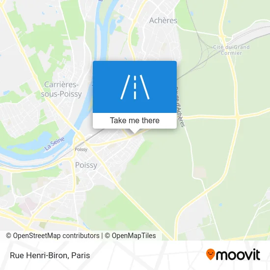 Rue Henri-Biron map