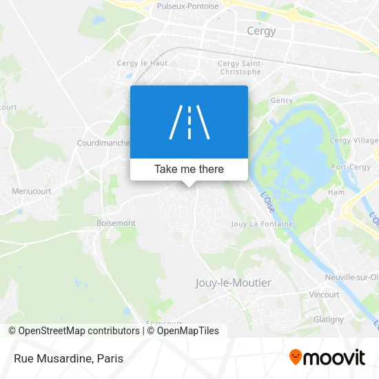 Rue Musardine map