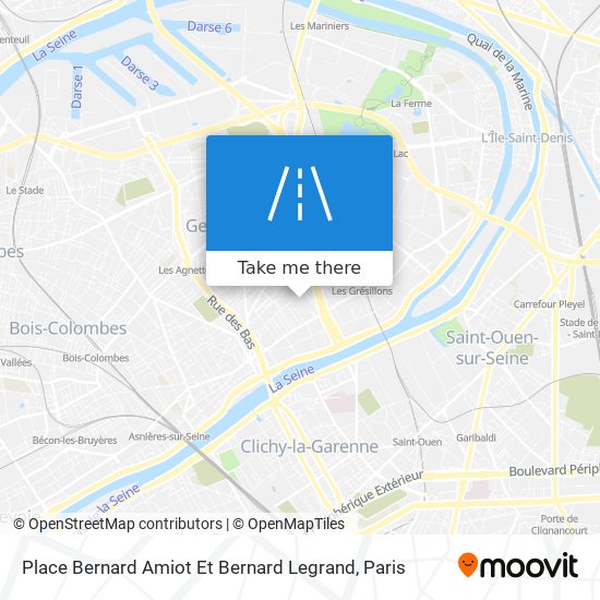 Mapa Place Bernard Amiot Et Bernard Legrand
