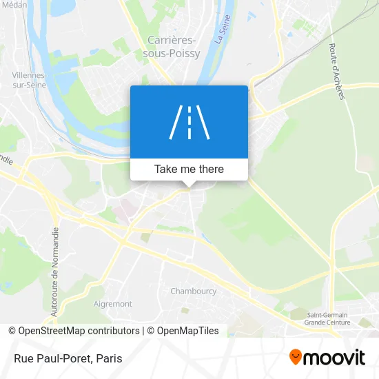 Rue Paul-Poret map