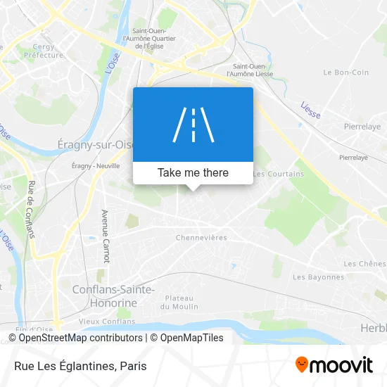 Rue Les Églantines map