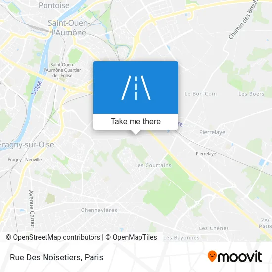 Rue Des Noisetiers map