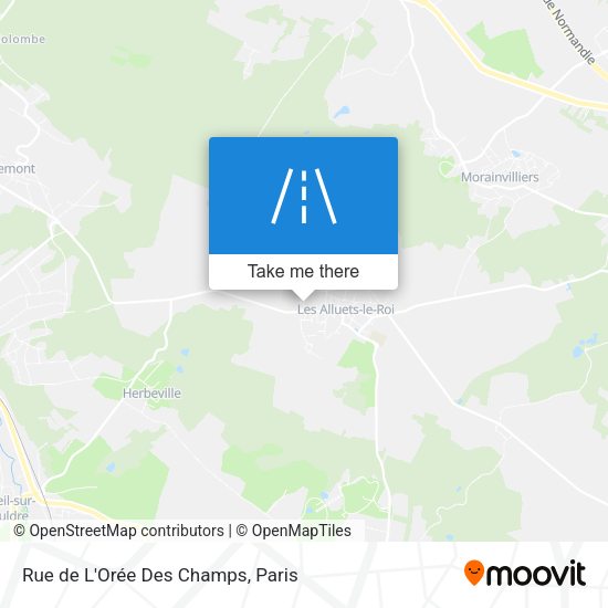 Rue de L'Orée Des Champs map