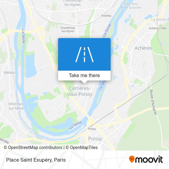 Place Saint Exupéry map