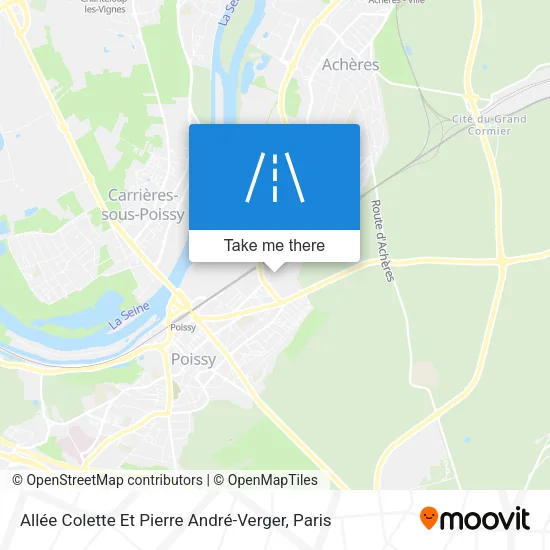 Allée Colette Et Pierre André-Verger map