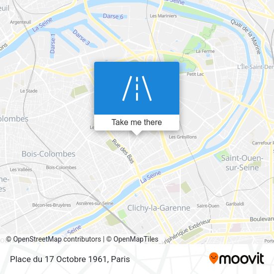 Place du 17 Octobre 1961 map