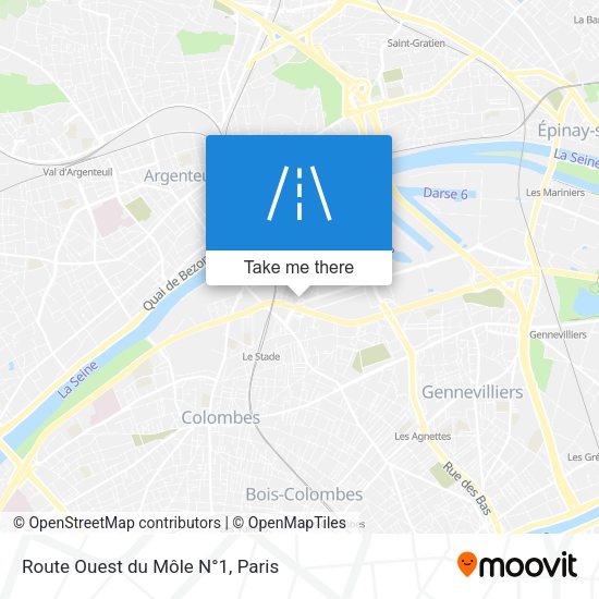 Route Ouest du Môle N°1 map