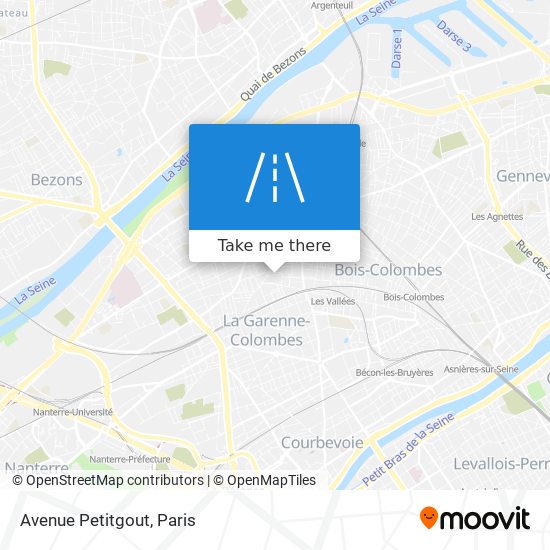 Avenue Petitgout map