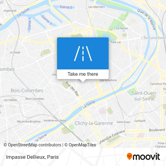 Impasse Dellieux map