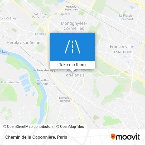 Chemin de la Caponnière map