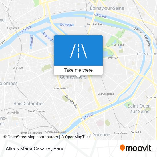 Allées Maria Casarès map