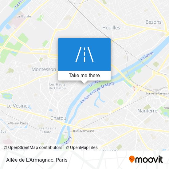 Allée de L'Armagnac map