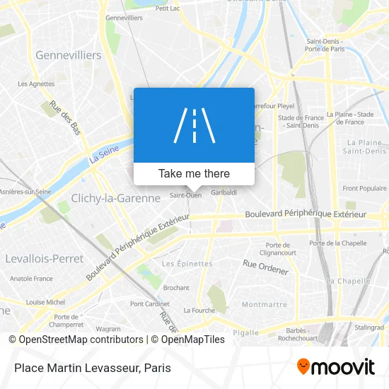 Place Martin Levasseur map