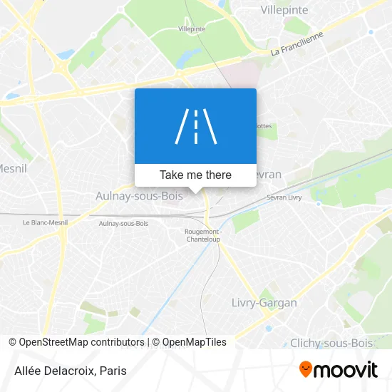 Allée Delacroix map