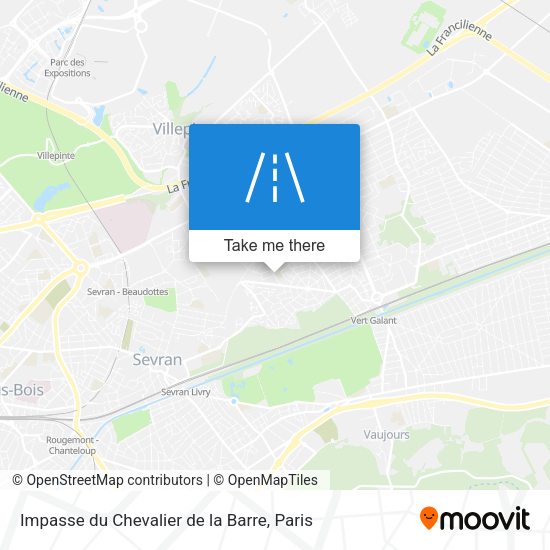 Impasse du Chevalier de la Barre map