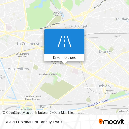 Rue du Colonel Rol Tanguy map