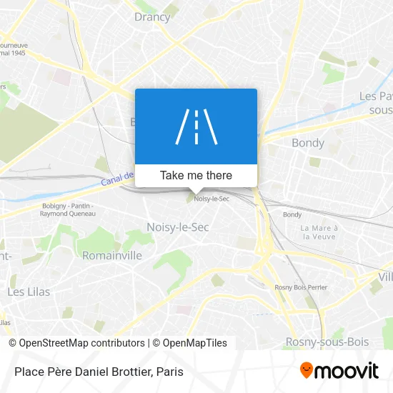 Place Père Daniel Brottier map