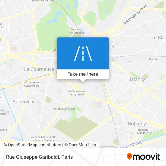 Rue Giuseppe Garibaldi map