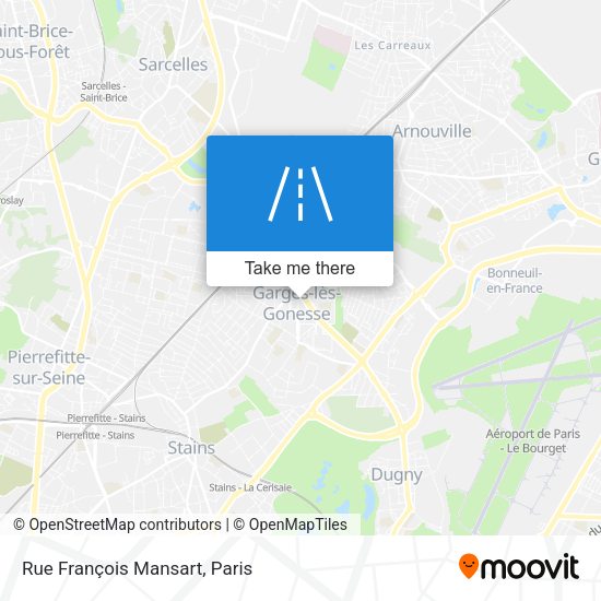 Rue François Mansart map