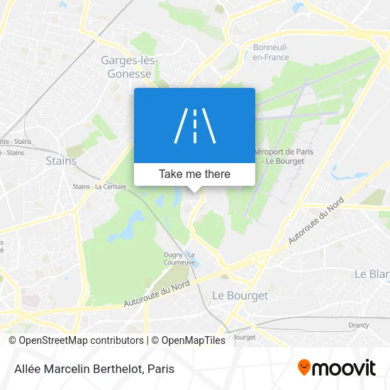 Allée Marcelin Berthelot map