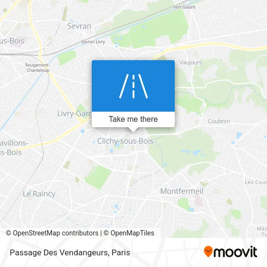 Passage Des Vendangeurs map