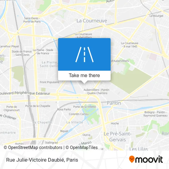 Rue Julie-Victoire Daubié map