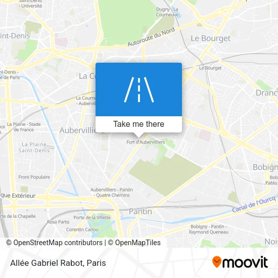 Allée Gabriel Rabot map