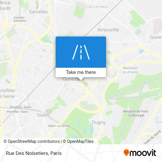 Rue Des Noisetiers map