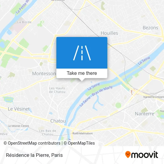 Résidence la Pierre map