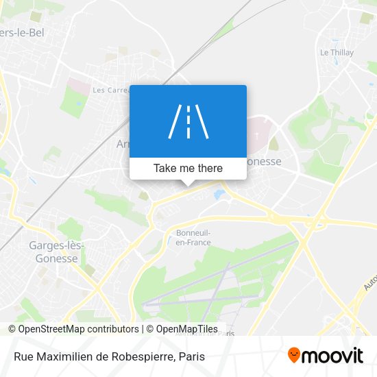 Rue Maximilien de Robespierre map